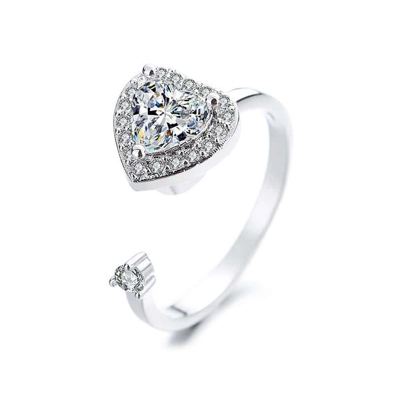 Ångestring <Br>Diamant Hjärta