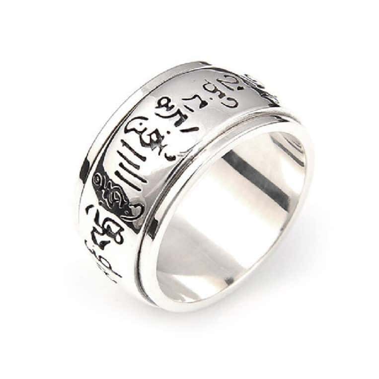 Antistressring <Br>Mantraring (Silver)