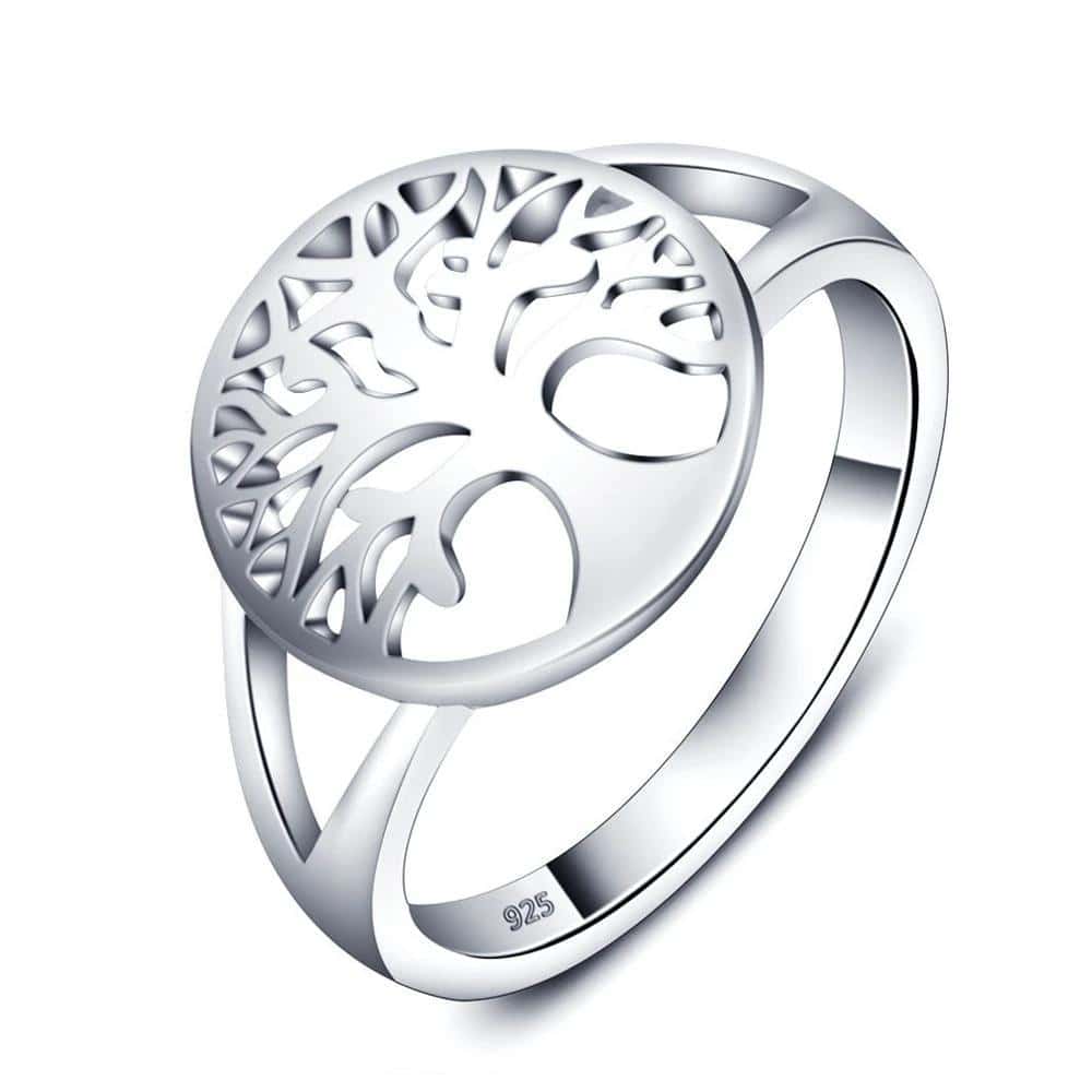 Antistressring <Br>Livets Träd (Silver)