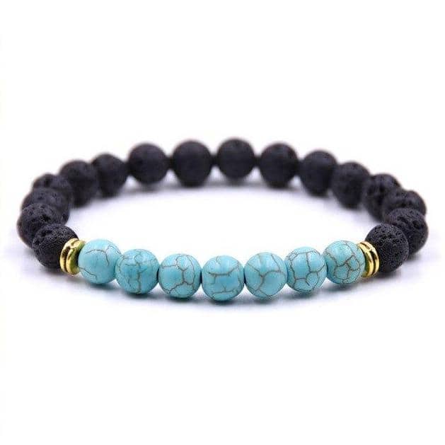 Anti-Stress Armband <Br>Chakra Turkos