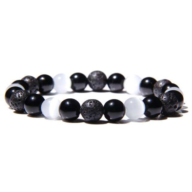 Antistressarmband <Br>Lavasten Av Kattöga