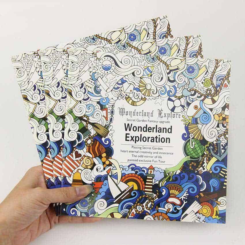 Anti-Stress Målarbok <Br>Wonderland
