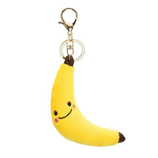 Nyckelring Med Antistressfunktion <Br>Liten Banan