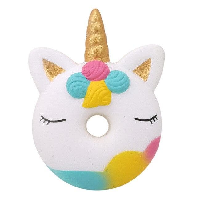 Stressboll <Br>Squishy Donuts Enhörning