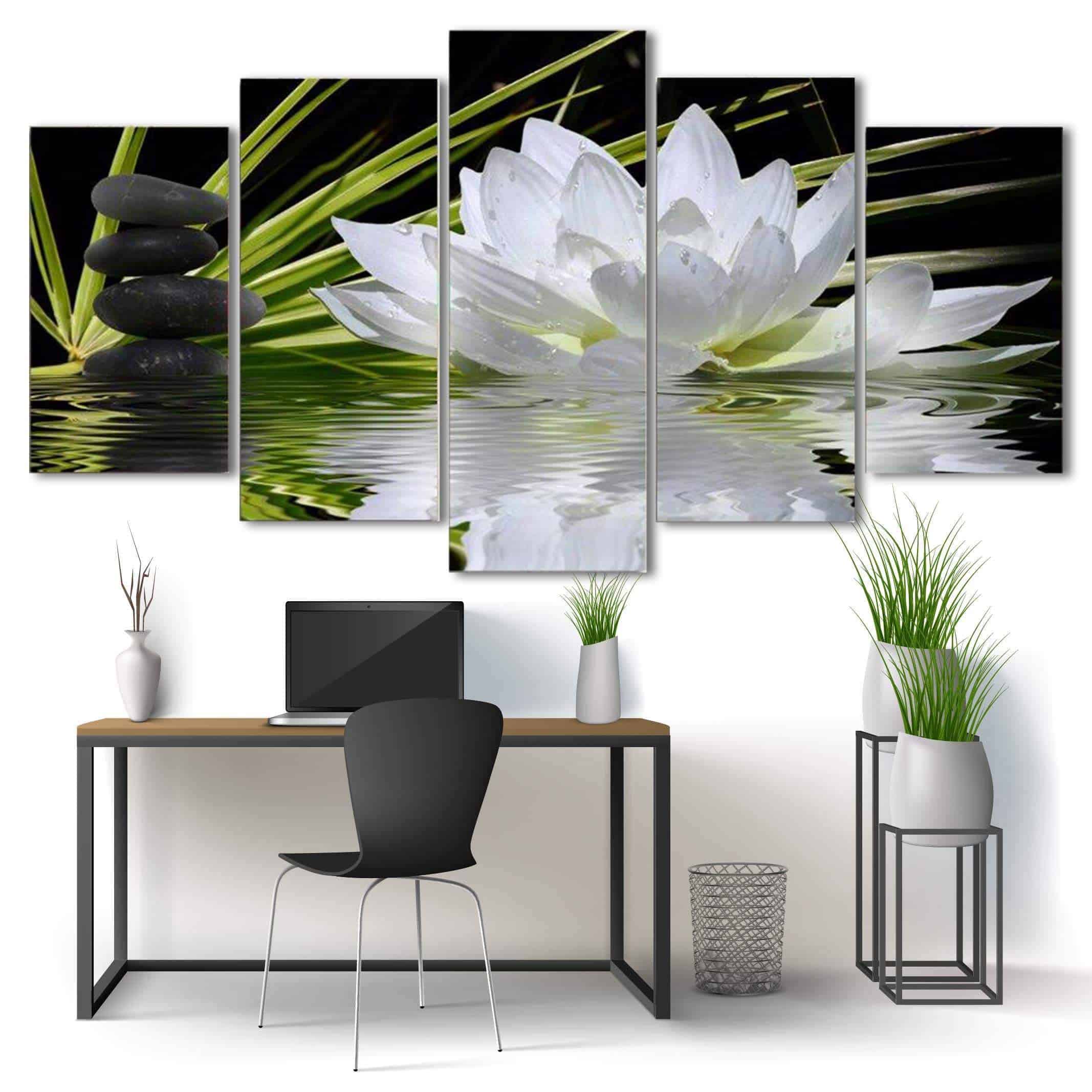 Zen Målning <Br>Lotusblomma